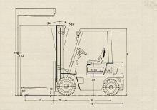 Dieselheftrucks Doosan D 18 S