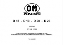 Dieselheftrucks OM-Pimespo D 23