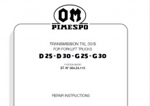 Dieselheftrucks OM-Pimespo D 30