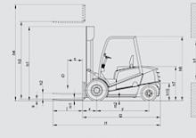 Dieselheftrucks Desta D 35