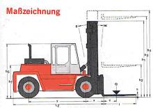 Dieselheftrucks Kalmar DC 16-600