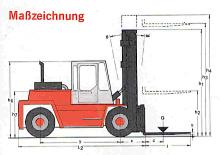 Dieselheftrucks Kalmar DC 16-900