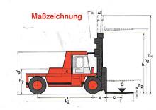 Dieselheftrucks Kalmar DC 23,6-1200 N