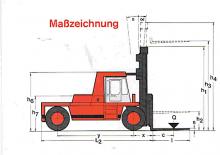 Dieselheftrucks Kalmar DC 23,6-1200 N