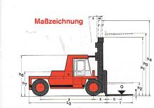 Dieselheftrucks Kalmar DC 42-1200 CS
