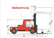 Dieselheftrucks Kalmar DCB 23,6-1200 NLB
