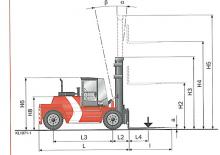 Dieselheftrucks Kalmar DCD100-12XL