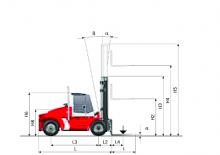Dieselheftrucks Kalmar DCE 120-12