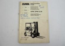 Dieselheftrucks Clark DPM 12