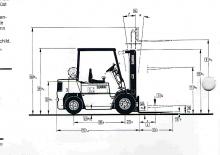 Dieselheftrucks Clark DPM 20