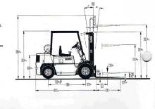 Dieselheftrucks Clark DPM 20 SB