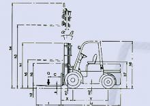 Dieselheftrucks Belet DV 30 BVA