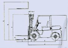 Dieselheftrucks Belet DV 50 BV