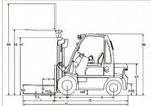 Dieselheftrucks Nissan FD 02 A 25 Q