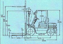 Dieselheftrucks Komatsu FD 20 T 11