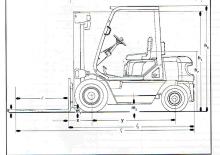 Dieselheftrucks Komatsu FD 25-1 E