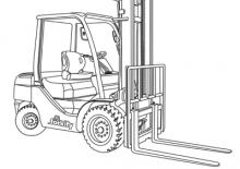 Dieselheftrucks Komatsu FD 30 T 10