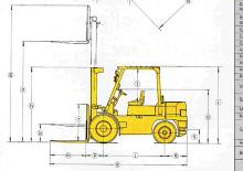 Dieselheftrucks Mitsubishi FD 35 AT