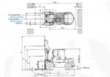 Dieselheftrucks Mitsubishi FD 35 T