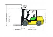 Dieselheftrucks Komatsu FD 40 T 8