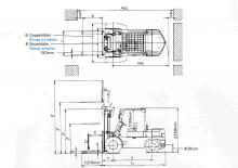 Dieselheftrucks Mitsubishi FD 40 T