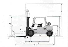 Dieselheftrucks Mitsubishi FD 45 T