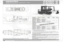 Dieselheftrucks Komatsu FD 50-6
