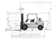 Dieselheftrucks Mitsubishi FD 50 K