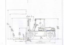 Dieselheftrucks Komatsu FD 70-6