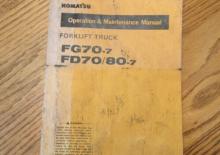 Dieselheftrucks Komatsu FD 80-7