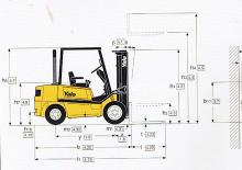 Dieselheftrucks Yale GDP 20 TF