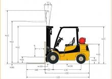 Dieselheftrucks Yale GDP 30MX