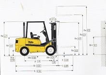 Dieselheftrucks Yale GDP 30 TF