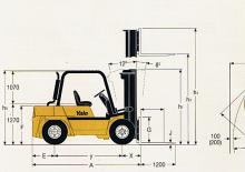 Dieselheftrucks Yale GDP 60 HC