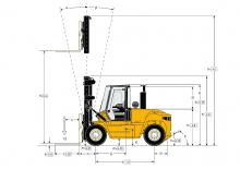 Dieselheftrucks Yale GDP 80 DC