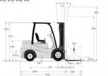 Dieselheftrucks Clark GTS 25 D