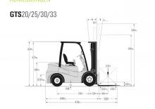 Dieselheftrucks Clark GTS 33 D