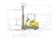 Dieselheftrucks Hyster H 1.75 XM