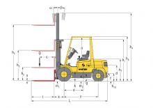 Dieselheftrucks Hyster H 2.00 XM
