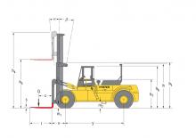 Dieselheftrucks Hyster H 22.00 F