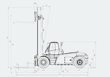 Dieselheftrucks Linde H 250/1200 D