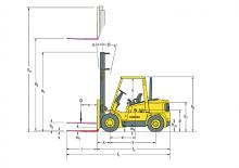 Dieselheftrucks Hyster H 4.00 XMS - 6