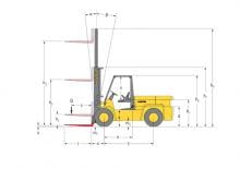 Dieselheftrucks Hyster H 7.00 XL