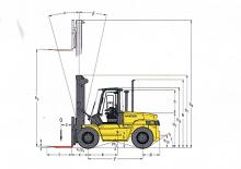 Dieselheftrucks Hyster H 9.00 XM