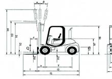 Dieselheftrucks Nuova Detas Sherpa 20
