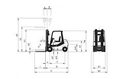 Dieselheftrucks Nuova Detas Sherpa 30