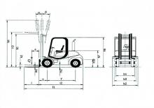 Dieselheftrucks Nuova Detas Sherpa 40