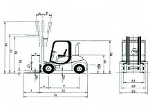 Dieselheftrucks Nuova Detas Sherpa 40