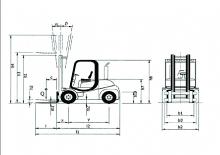 Dieselheftrucks Nuova Detas Sherpa 45