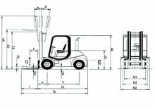 Dieselheftrucks Nuova Detas Sherpa 60
